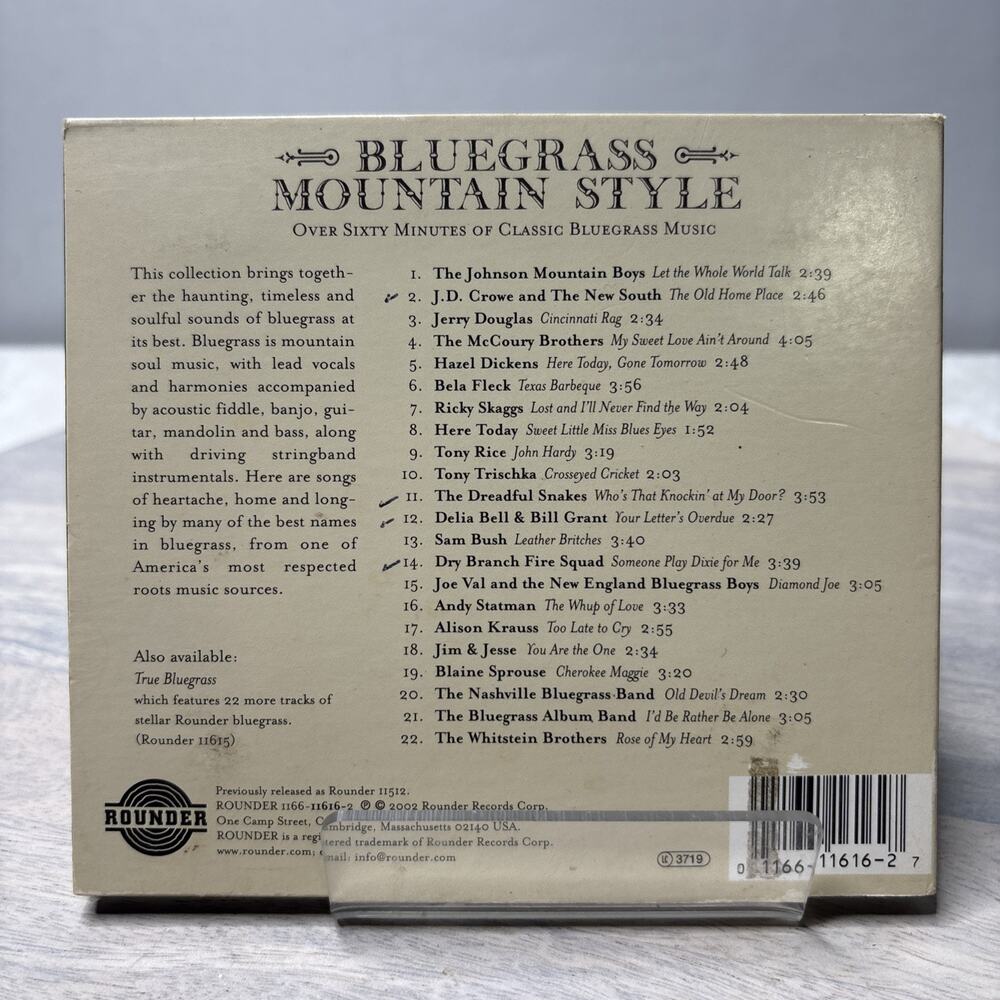 Bluegrass Mountain Style by Various (CD, 2002) - Picture 2 of 5